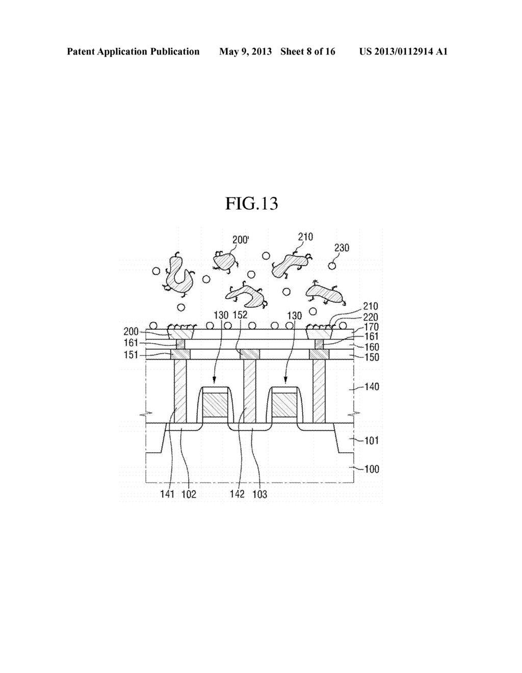 Slurry Composition For Polishing And Method Of Manufacturing Phase Change     Memory Device Using The Same - diagram, schematic, and image 09