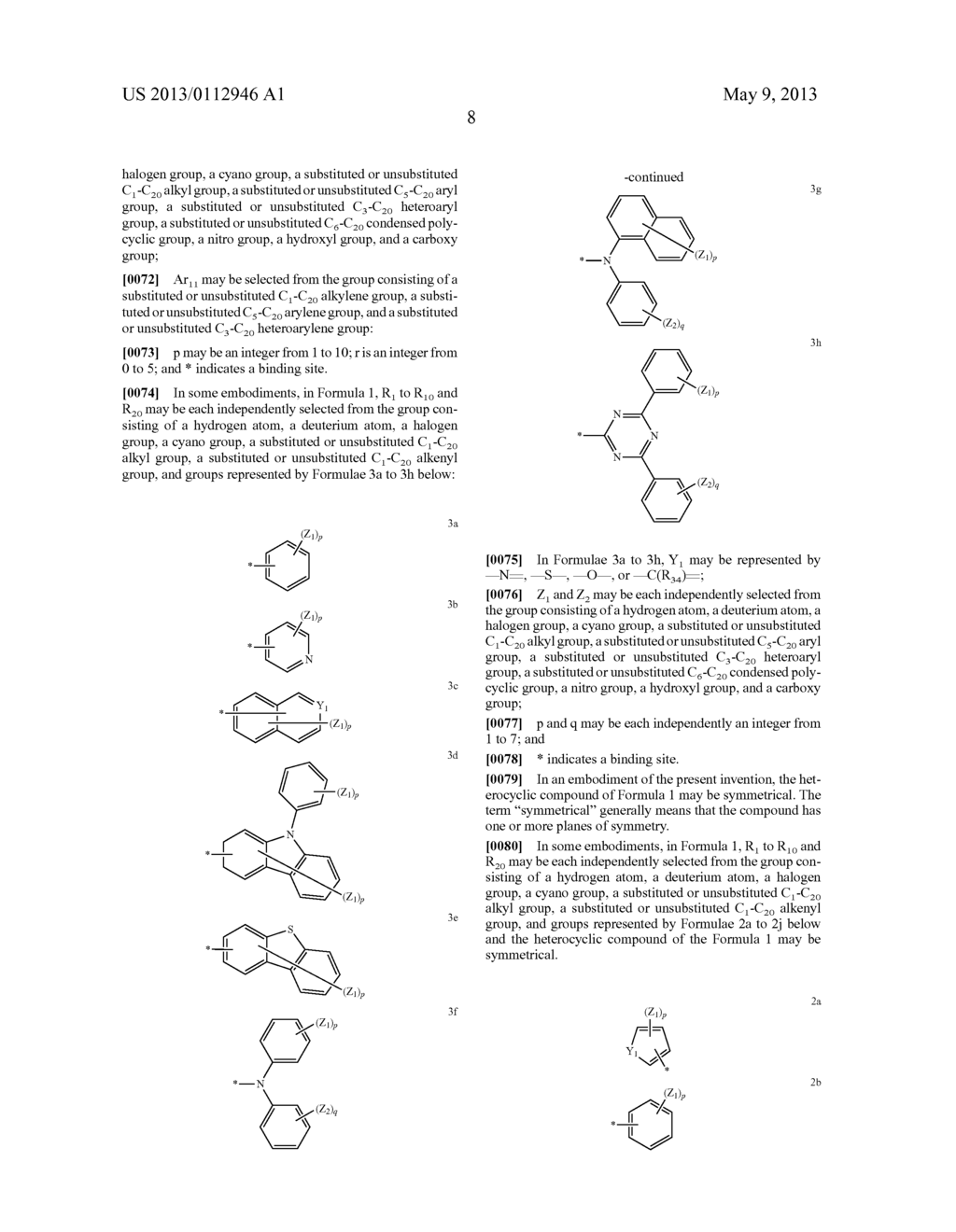 NOVEL HETEROCYCLIC COMPOUND AND ORGANIC LIGHT-EMITTING DEVICE INCLUDING     THE SAME - diagram, schematic, and image 11