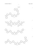 ORGANIC LIGHT-EMITTING DEVICE MATERIAL HAVING DIBENZOSUBERONE SKELETON diagram and image