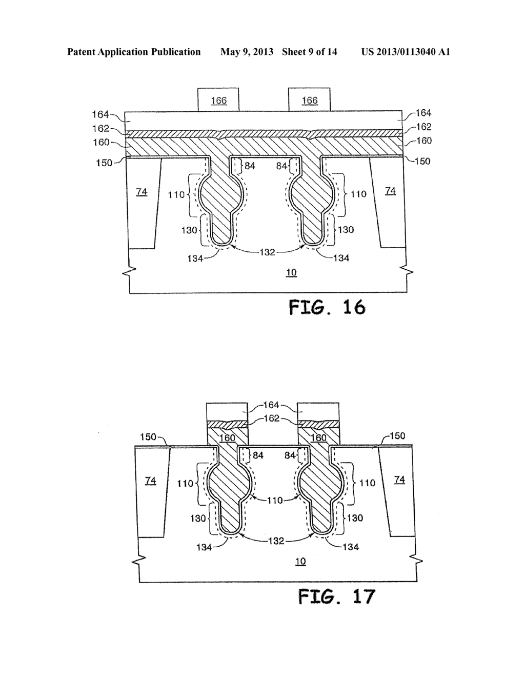 Semiconductor Device Comprising Transistor Structures and Methods for     Forming Same - diagram, schematic, and image 10