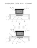 BLANKET SHORT CHANNEL ROLL-UP IMPLANT WITH NON-ANGLED LONG CHANNEL     COMPENSATING IMPLANT THROUGH PATTERNED OPENING diagram and image