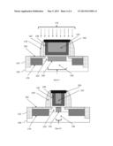 BLANKET SHORT CHANNEL ROLL-UP IMPLANT WITH NON-ANGLED LONG CHANNEL     COMPENSATING IMPLANT THROUGH PATTERNED OPENING diagram and image