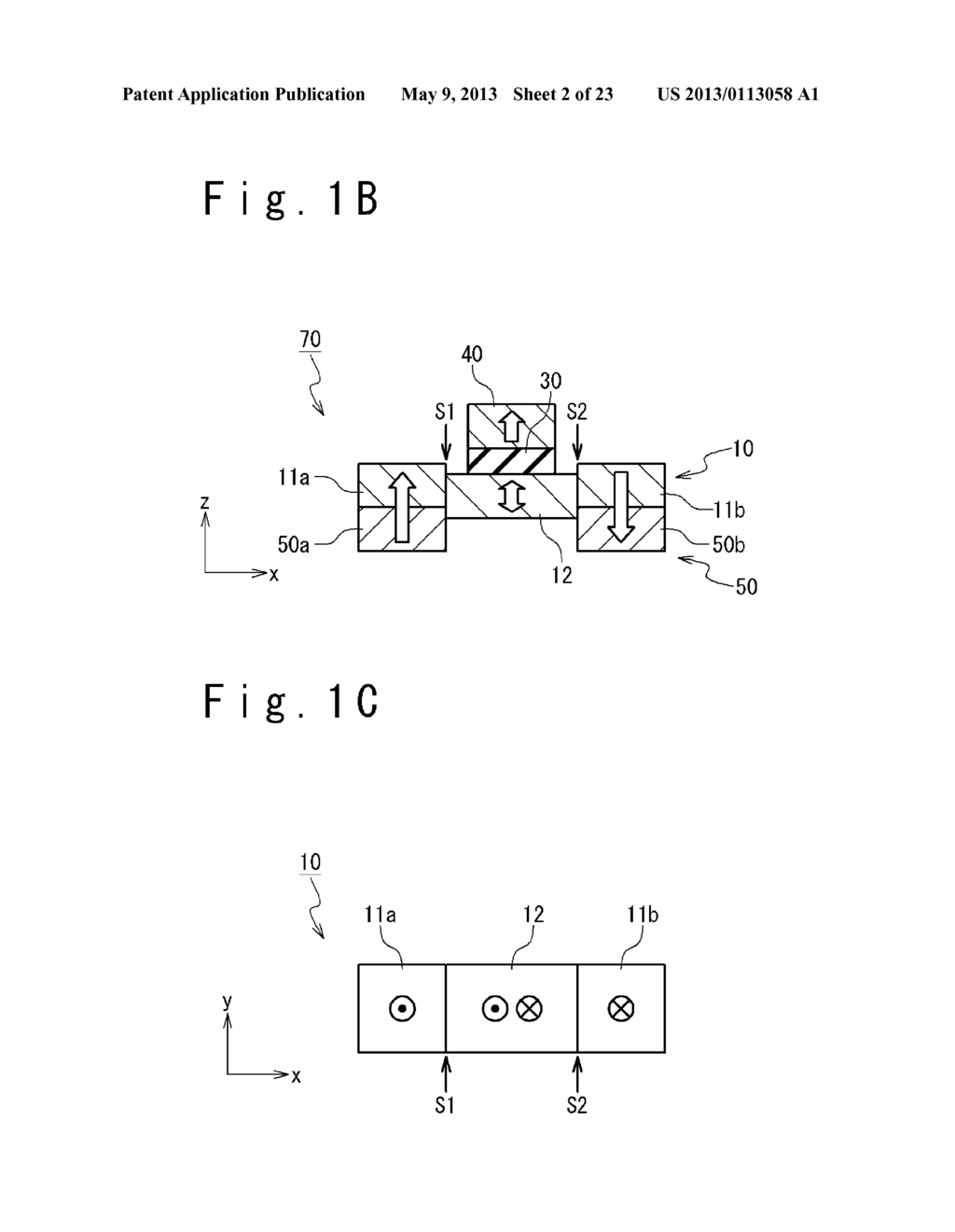 MAGNETIC MEMORY ELEMENT, MAGNETIC MEMORY AND MANUFACTURING METHOD OF THE     SAME - diagram, schematic, and image 03