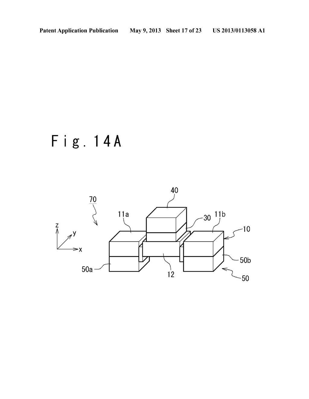 MAGNETIC MEMORY ELEMENT, MAGNETIC MEMORY AND MANUFACTURING METHOD OF THE     SAME - diagram, schematic, and image 18