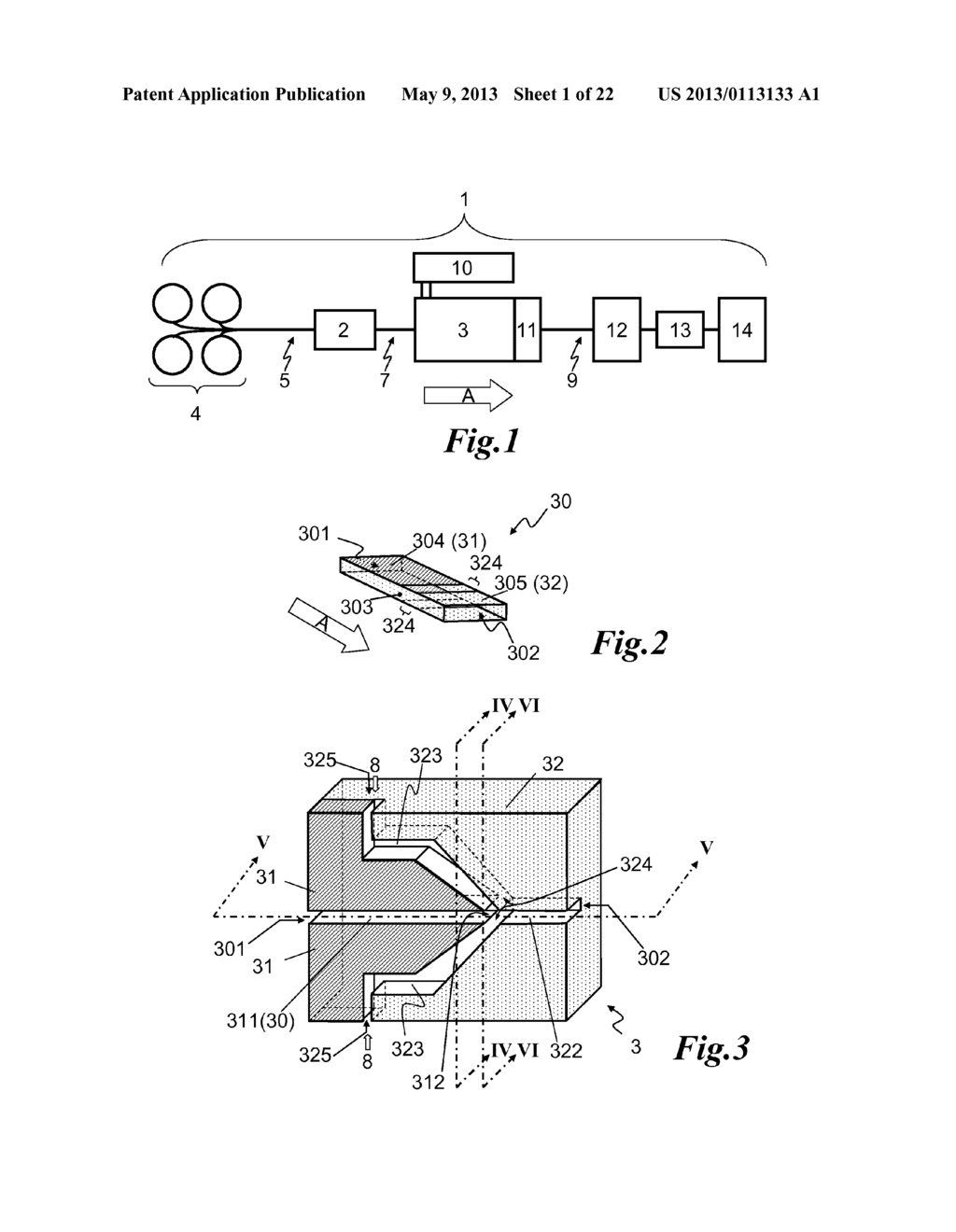 Impregnation Assembly and Method for Manufacturing a Composite Structure     Reinforced with Long Fibers - diagram, schematic, and image 02