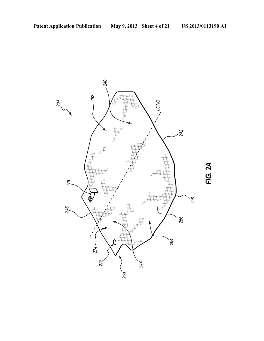 INFLATABLE KNEE AIRBAG ASSEMBLIES WITH CUSHION FOLD PATTERN - diagram, schematic, and image 05