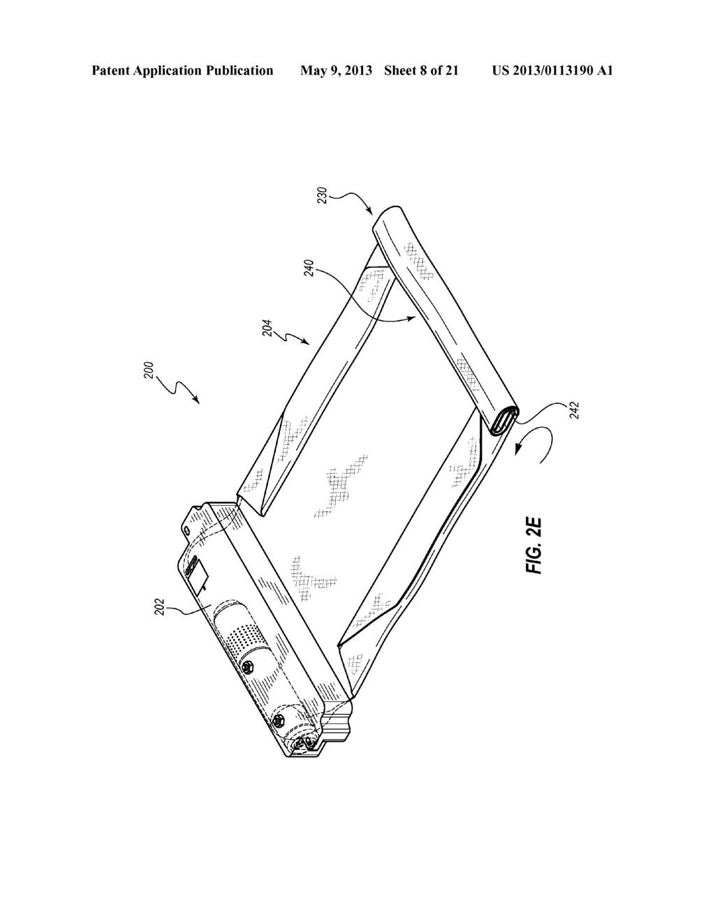 INFLATABLE KNEE AIRBAG ASSEMBLIES WITH CUSHION FOLD PATTERN - diagram, schematic, and image 09