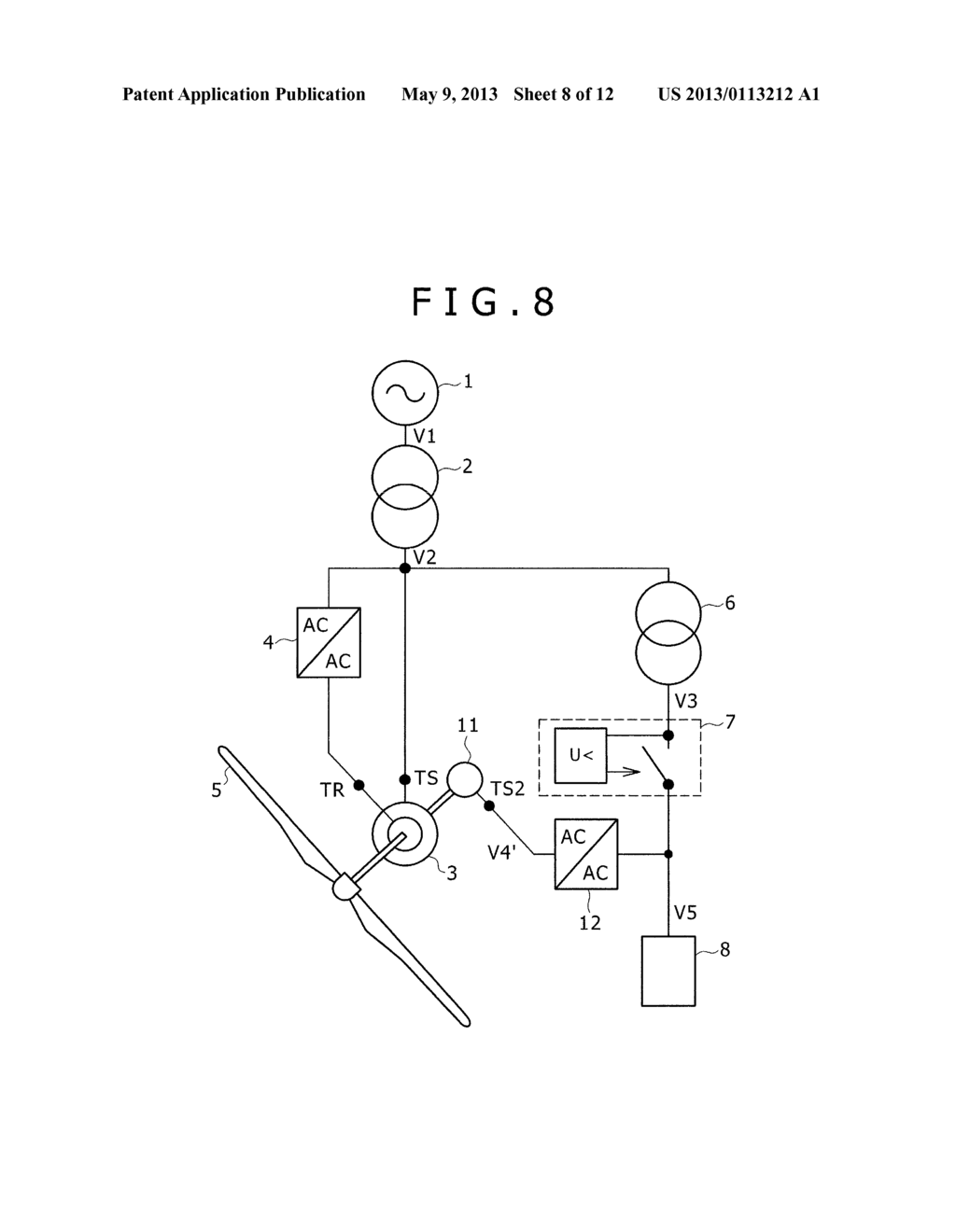 Wind Power Generator System, and Control Method for the Same - diagram, schematic, and image 09