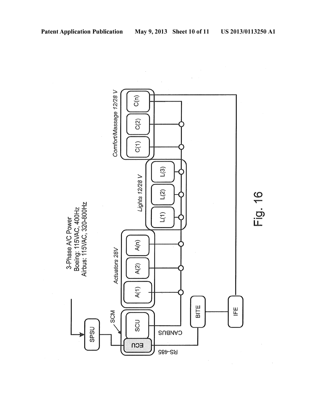 ELECTROMECHANICAL ACTUATION SYSTEM FOR AIRCRAFT PASSENGER SUITES AND     METHOD - diagram, schematic, and image 11