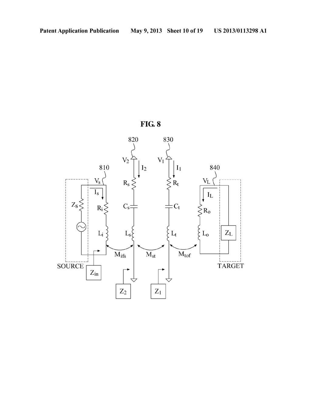 WIRELESS POWER TRANSMISSION SYSTEM AND METHOD BASED ON IMPEDANCE MATCHING     CONDITION - diagram, schematic, and image 11