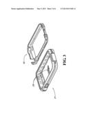 RUGGEDIZED CASE FOR HAND-HELD ELECTRONIC DEVICE diagram and image