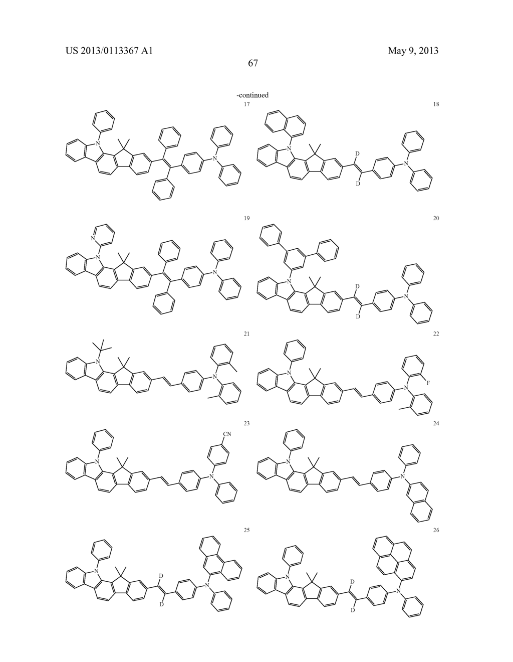 HETEROCYCLIC COMPOUND AND ORGANIC LIGHT-EMITTING DEVICE INCLUDING THE SAME - diagram, schematic, and image 69