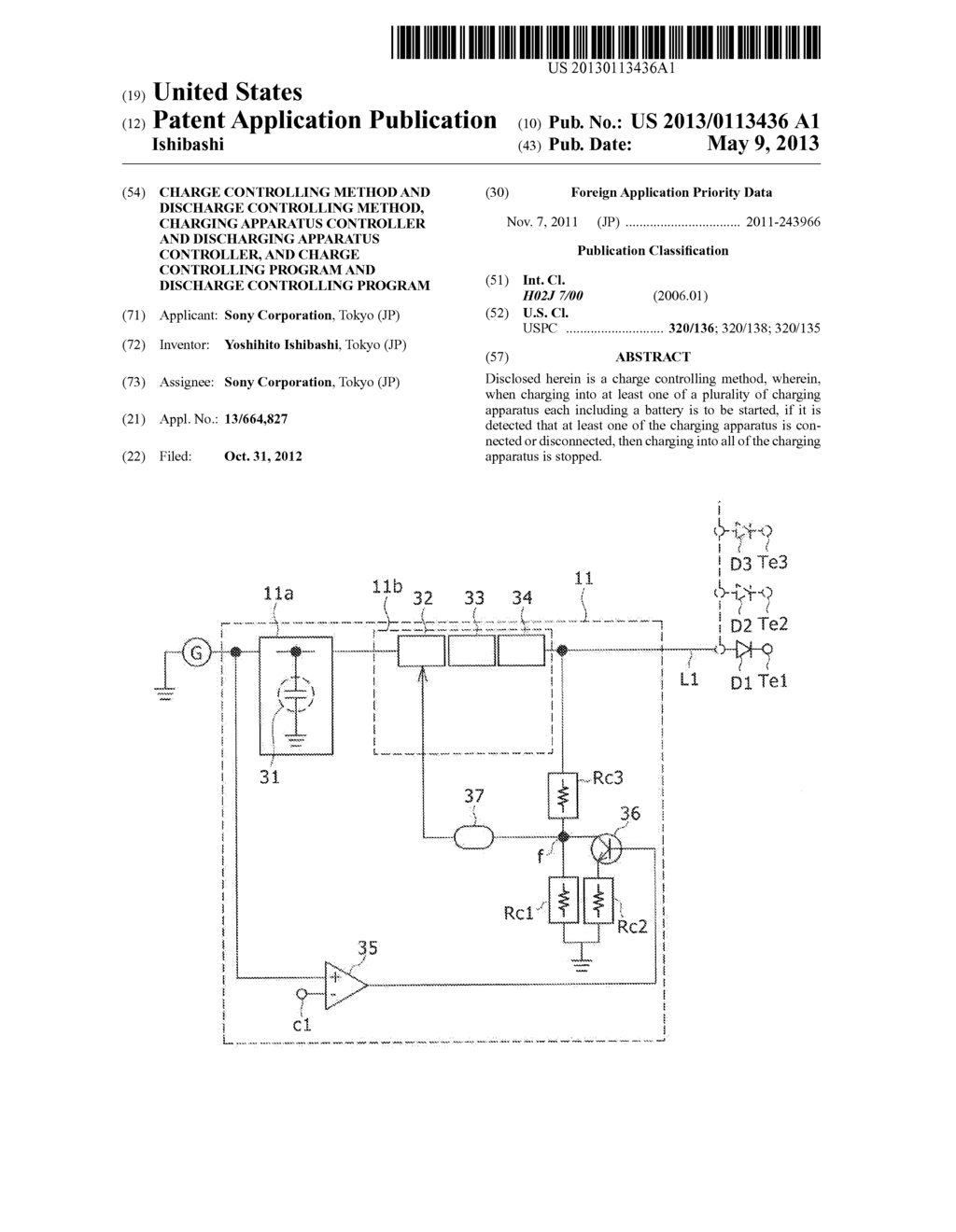 CHARGE CONTROLLING METHOD AND DISCHARGE CONTROLLING METHOD, CHARGING     APPARATUS CONTROLLER AND DISCHARGING APPARATUS CONTROLLER, AND CHARGE     CONTROLLING PROGRAM AND DISCHARGE CONTROLLING PROGRAM - diagram, schematic, and image 01