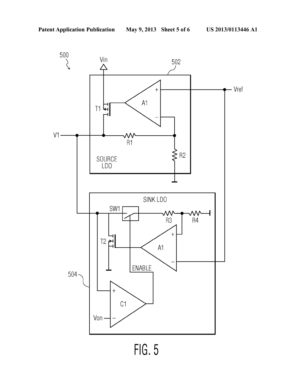 POWER SUPPLY WITH INTEGRATED VOLTAGE CLAMP AND CURRENT SINK - diagram, schematic, and image 06