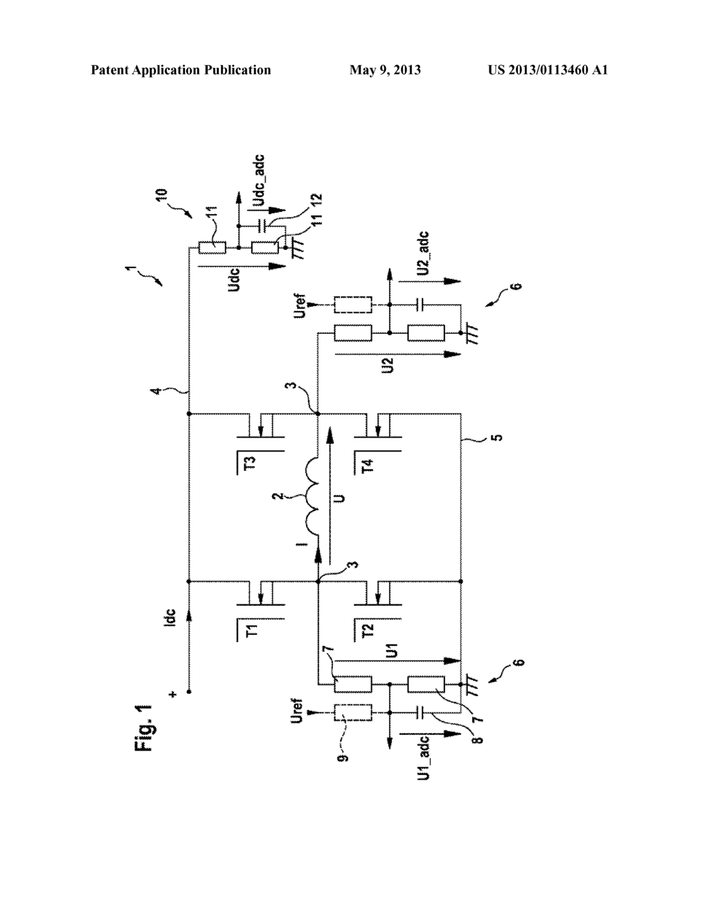 METHOD OR VOLTAGE DETECTION SYSTEM FOR DETERMINING A CORRECTION PARAMETER     FOR A MEASUREMENT CHANNEL AND FOR DETECTING A TERMINAL VOLTAGE OF AN     ELECTRIC MOTOR - diagram, schematic, and image 02