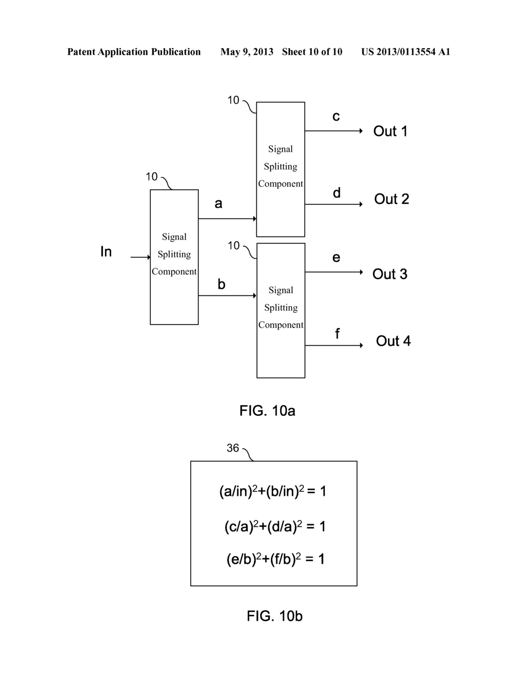 SIGNAL SPLITTING APPARATUS SUITABLE FOR USE IN A POWER AMPLIFIER - diagram, schematic, and image 11