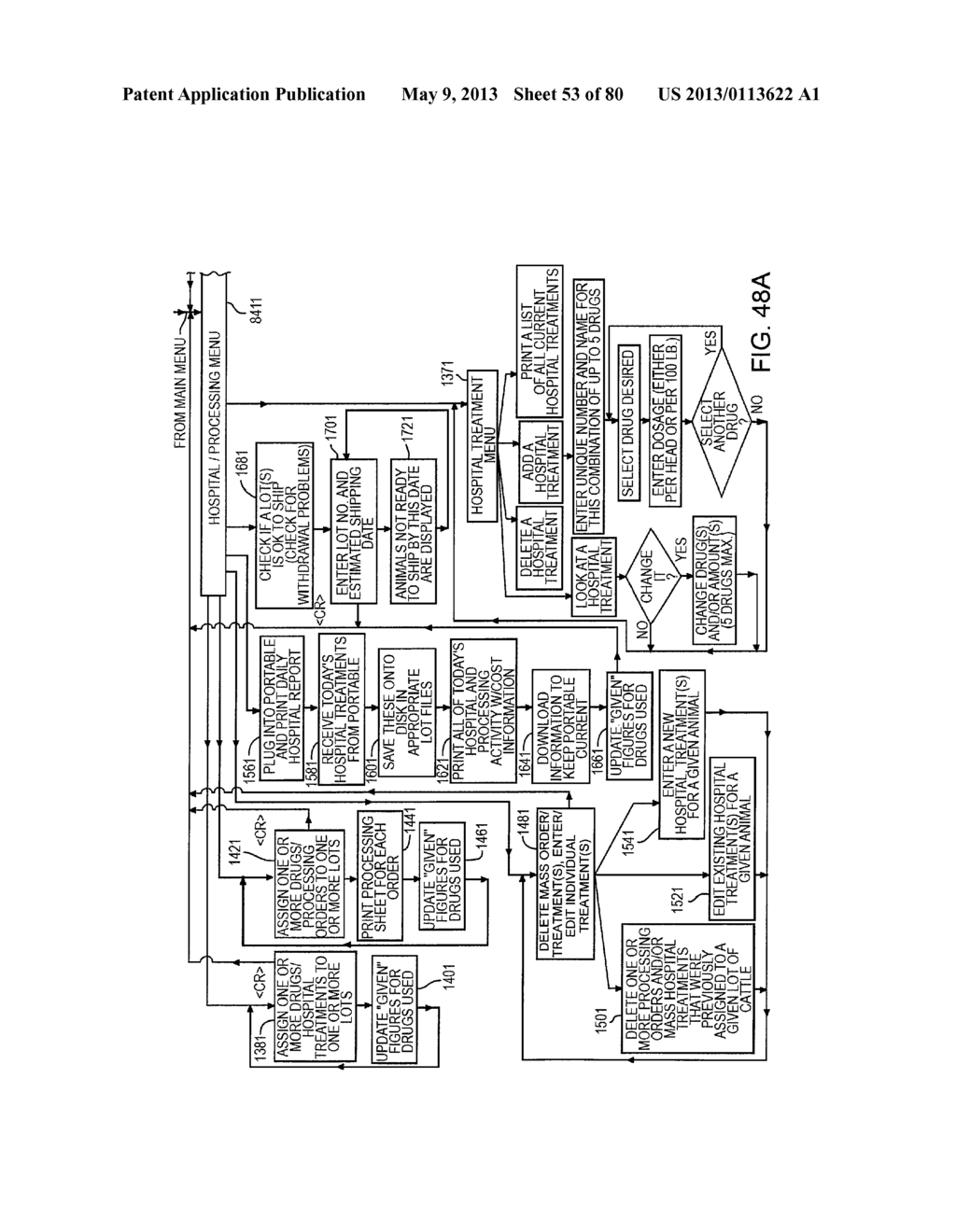 METHOD AND SYSTEM FOR TRACKING AND MANAGING ANIMALS AND/OR FOOD PRODUCTS - diagram, schematic, and image 54