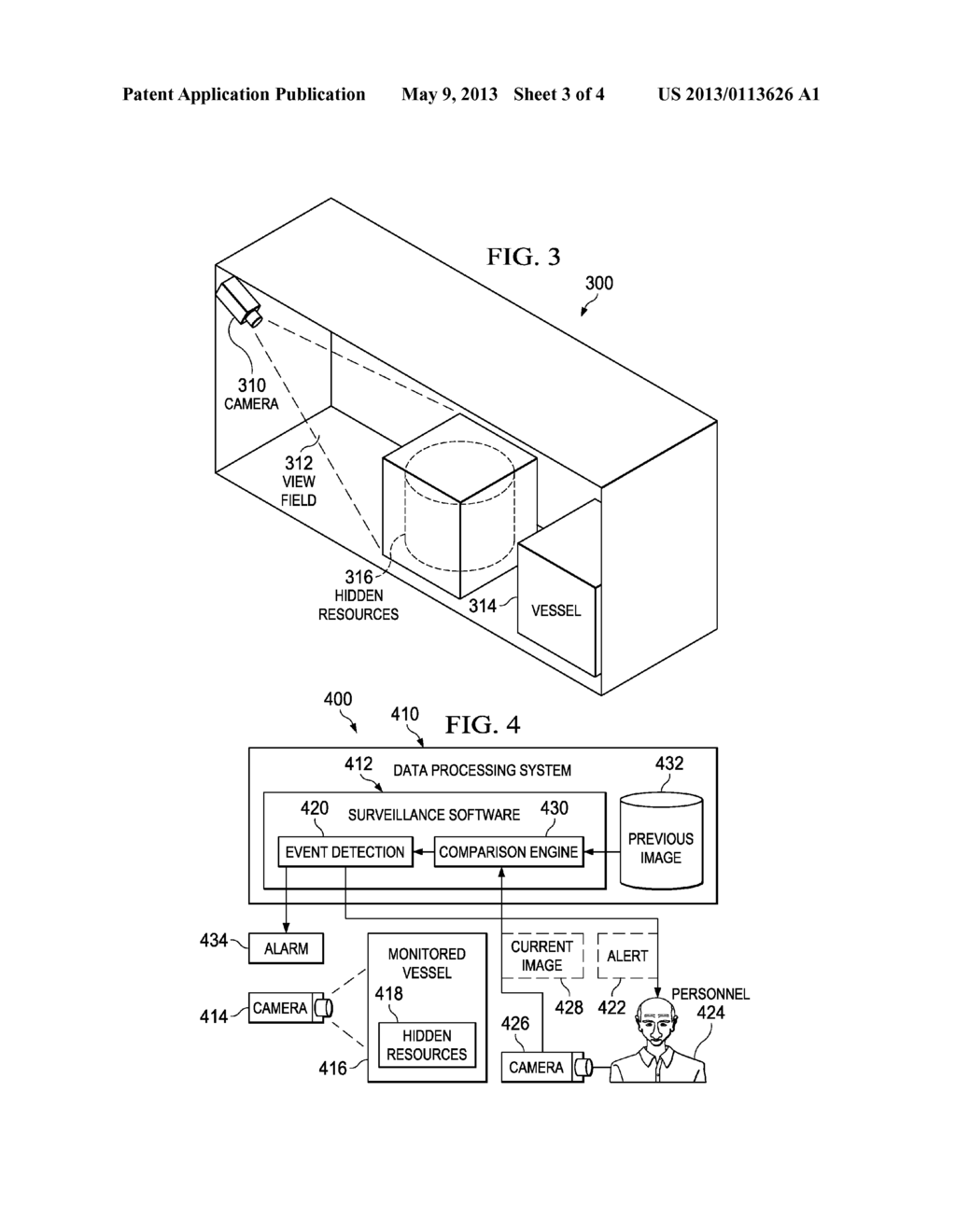 REAL TIME PHYSICAL ASSET INVENTORY MANAGEMENT THROUGH TRIANGULATION OF     VIDEO DATA CAPTURE EVENT DETECTION AND DATABASE INTERROGATION - diagram, schematic, and image 04