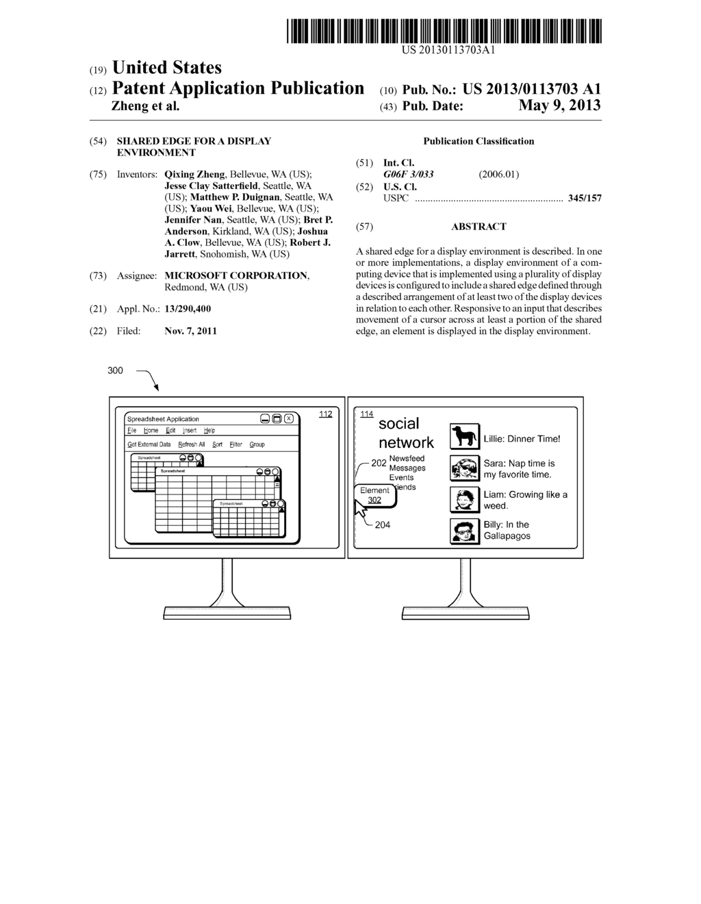 SHARED EDGE FOR A DISPLAY ENVIRONMENT - diagram, schematic, and image 01