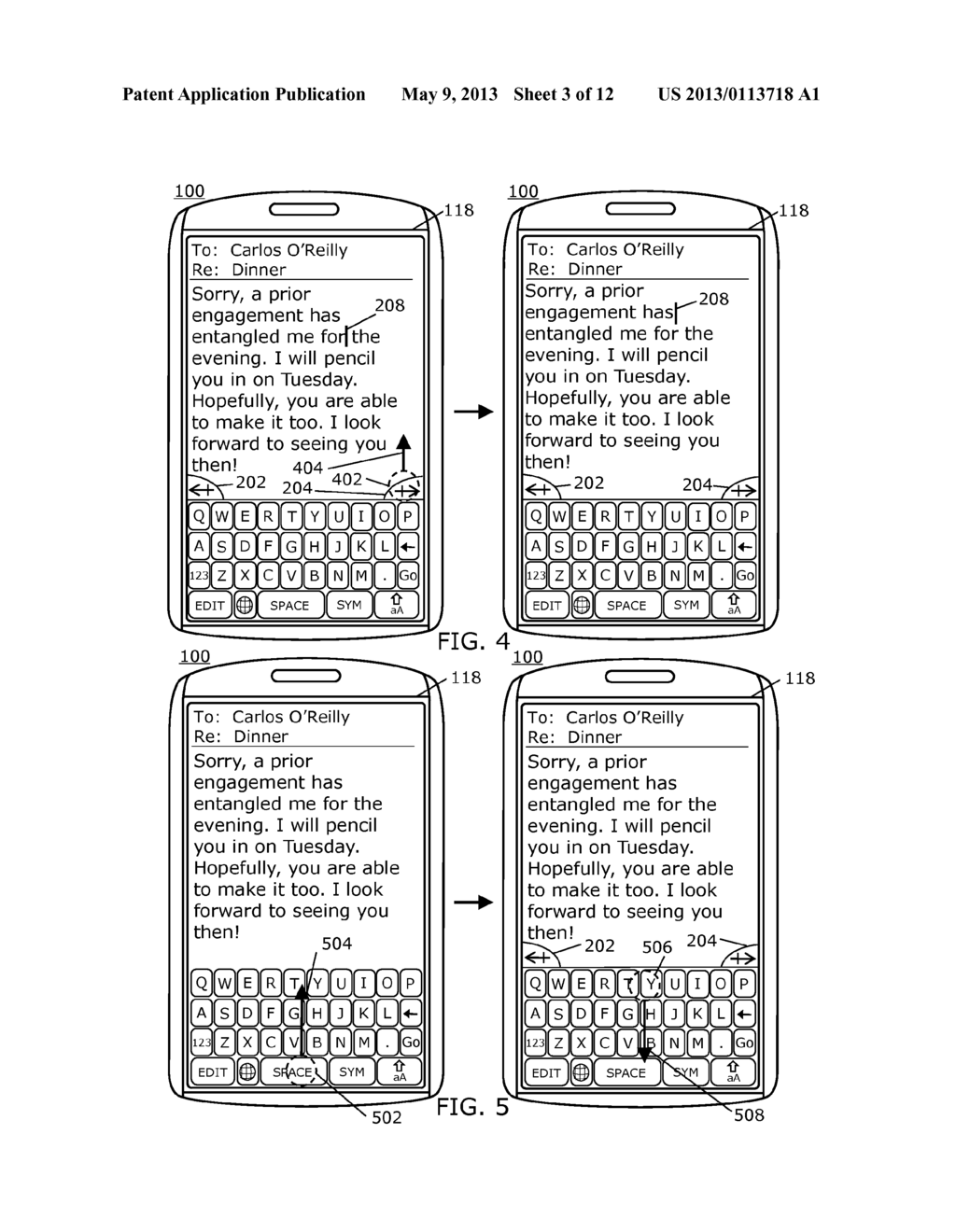 TOUCH-SENSITIVE DISPLAY METHOD AND APPARATUS - diagram, schematic, and image 04