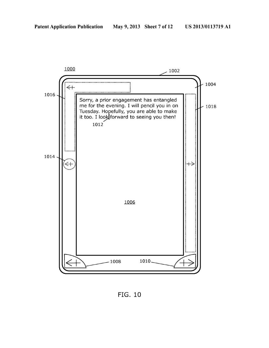 TOUCH-SENSITIVE DISPLAY METHOD AND APPARATUS - diagram, schematic, and image 08