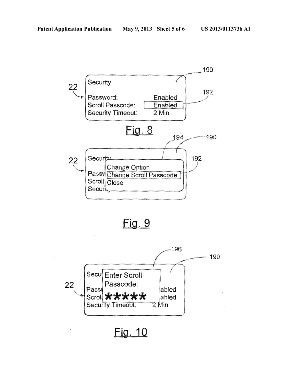 TOUCH ENTRY OF PASSWORD ON A MOBILE DEVICE - diagram, schematic, and image 06