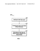 Aligned display navigation diagram and image