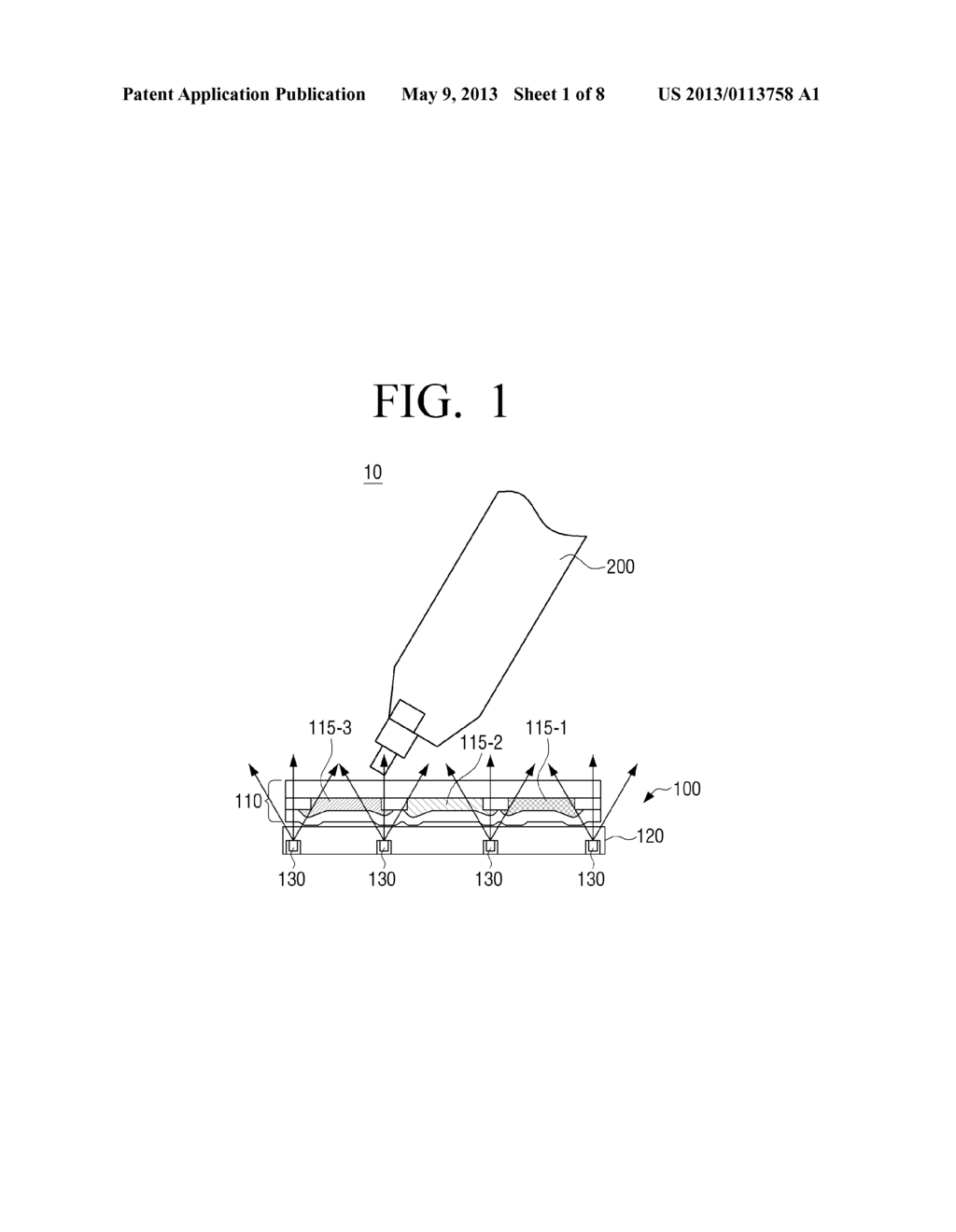 METHOD AND SYSTEM FOR RECOGNIZING TOUCH POINT, AND DISPLAY APPARATUS - diagram, schematic, and image 02