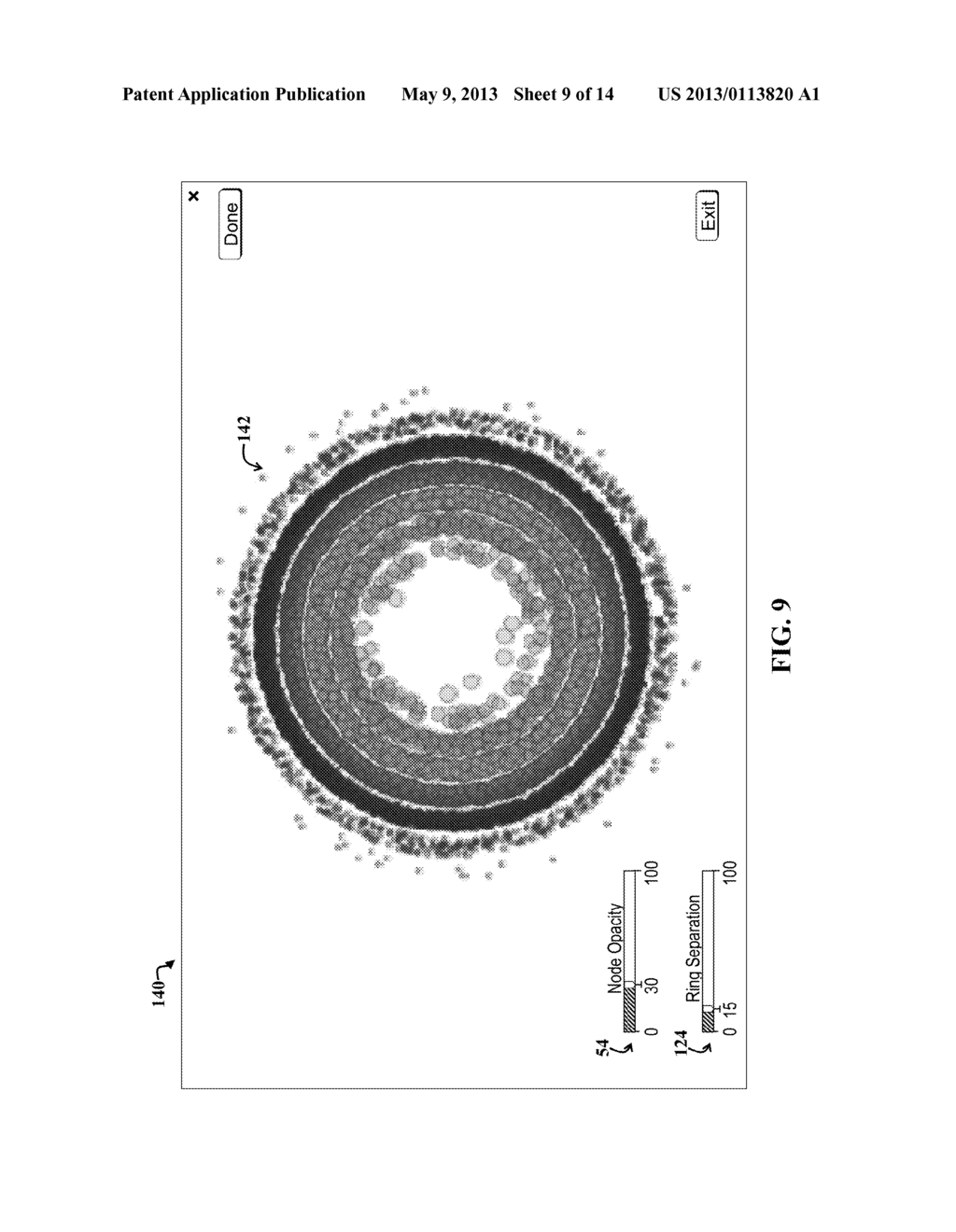 GALAXY VIEWS FOR VISUALIZING LARGE NUMBERS OF NODES - diagram, schematic, and image 10