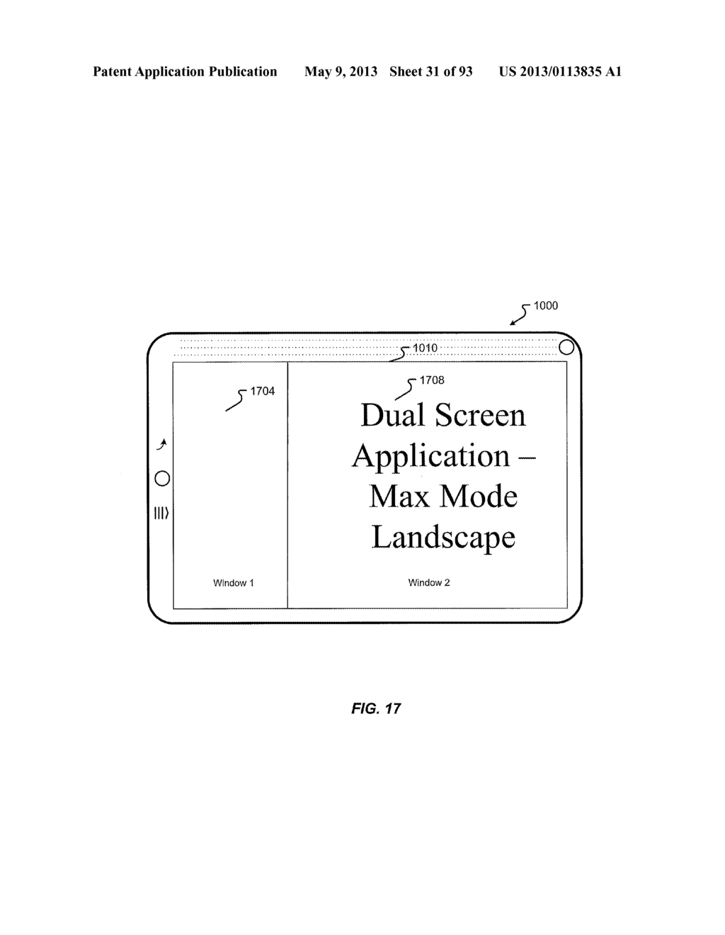 CALENDAR APPLICATION VIEWS IN LANDSCAPE DUAL MODE - diagram, schematic, and image 32