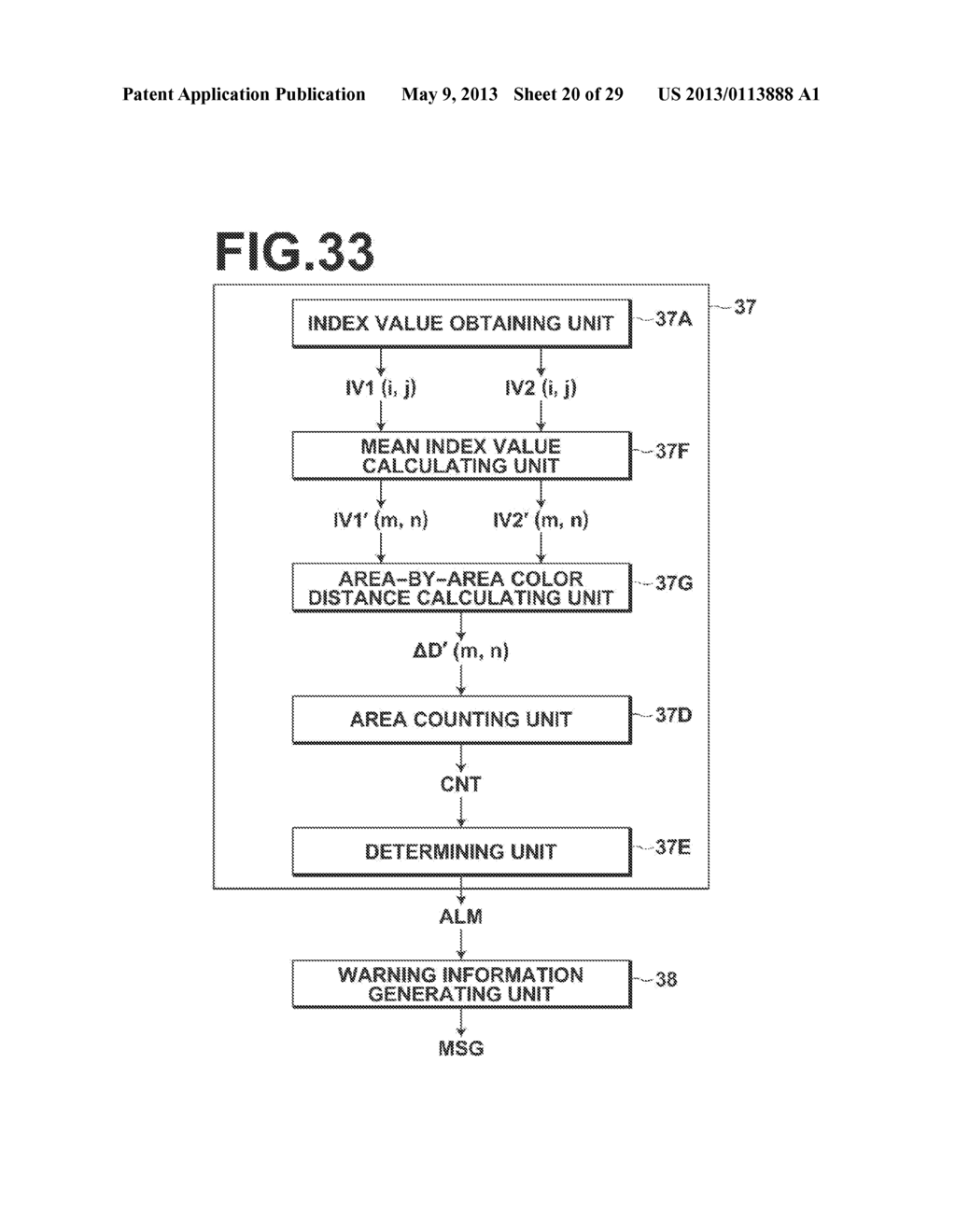 DEVICE, METHOD AND PROGRAM FOR DETERMINING OBSTACLE WITHIN IMAGING RANGE     DURING IMAGING FOR STEREOSCOPIC DISPLAY - diagram, schematic, and image 21