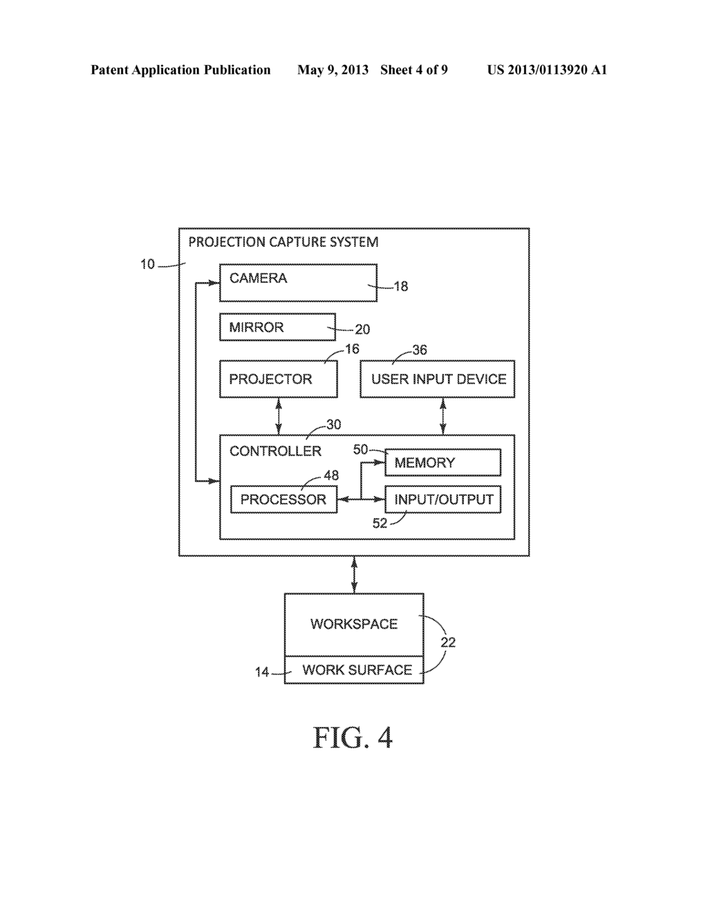 DETERMINING POSITION IN A PROJECTION CAPTURE SYSTEM - diagram, schematic, and image 05