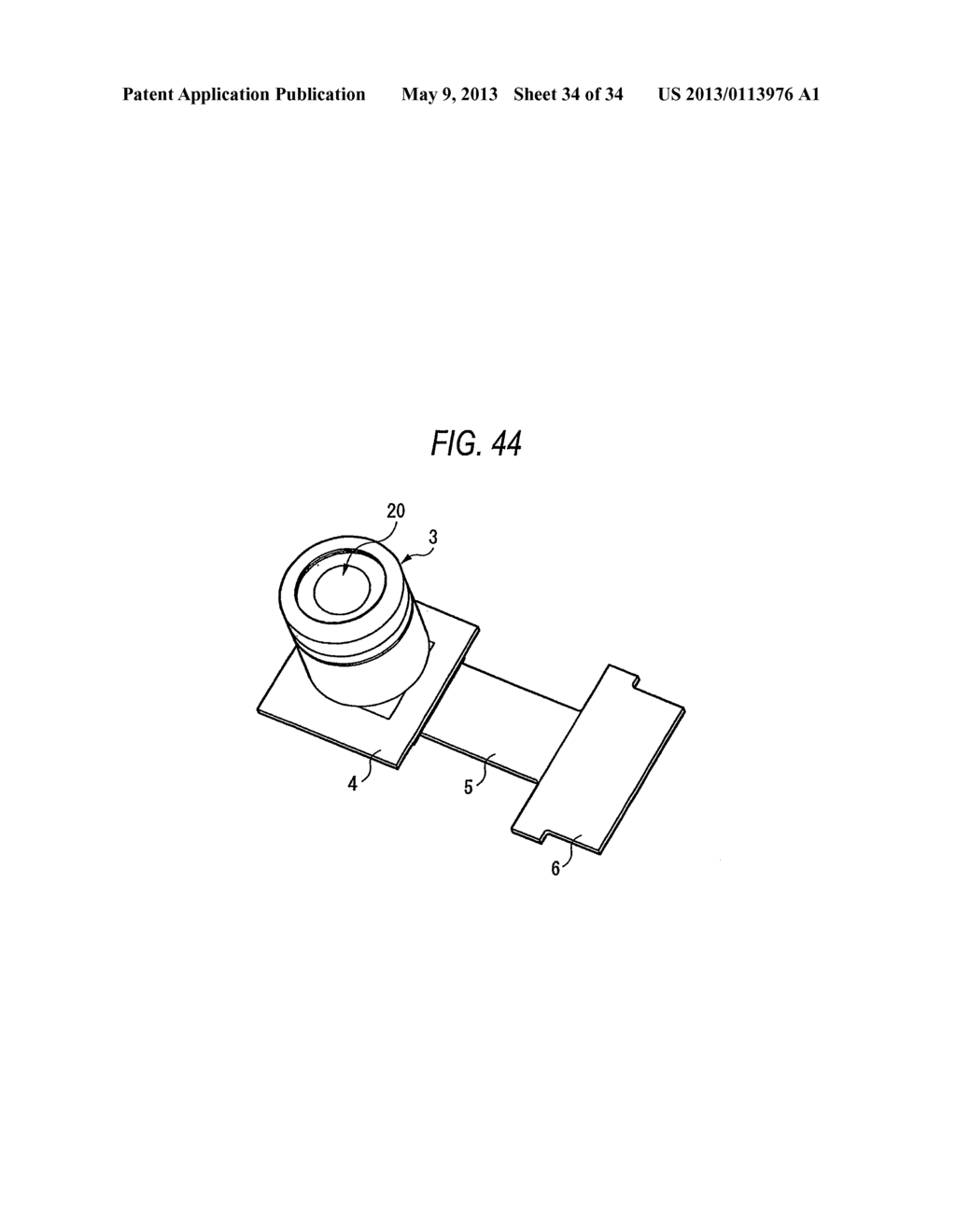 IMAGING LENS, IMAGING APPARATUS AND PORTABLE TERMINAL DEVICE - diagram, schematic, and image 35