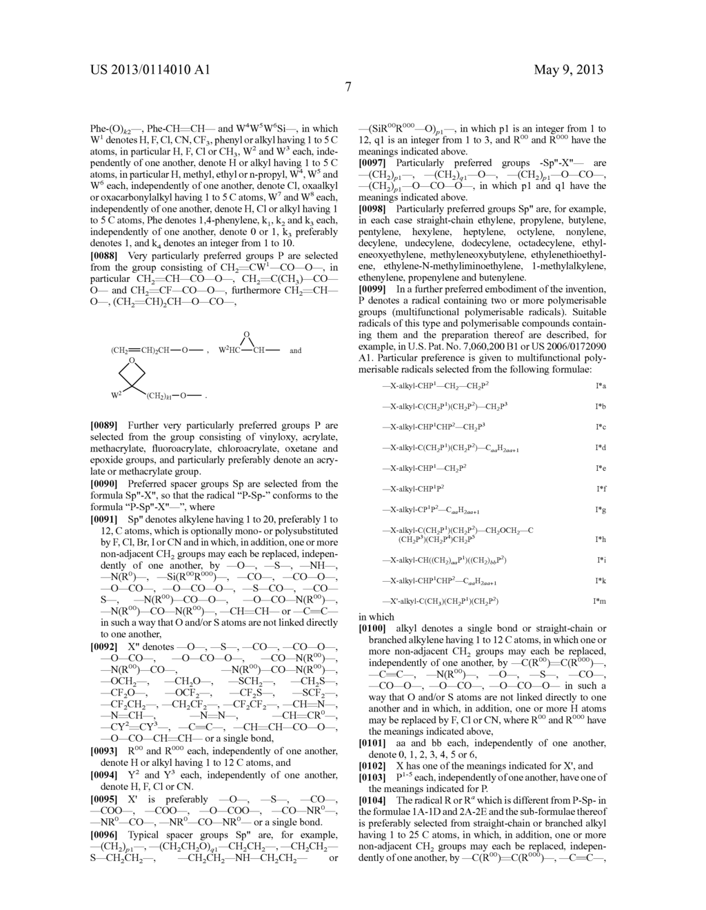 POLYMERISABLE MIXTURES AND THE USE THEREOF IN LIQUID CRYSTAL DISPLAYS - diagram, schematic, and image 08