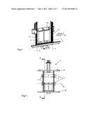 HEIGHT ADJUSTABLE PROJECTOR SCREEN SUPPORT diagram and image