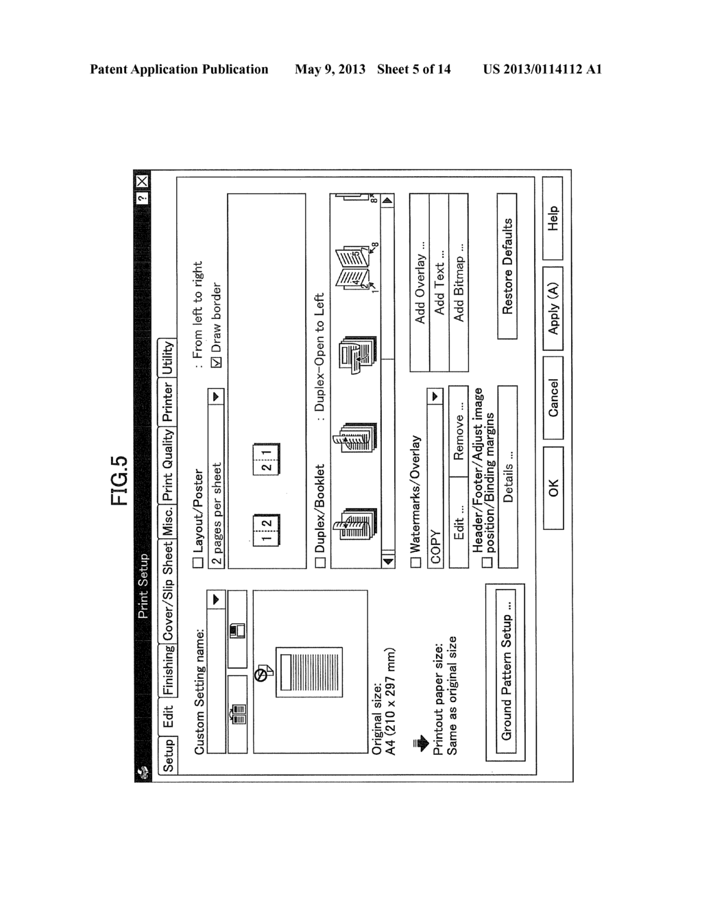 PRINTING SETTING APPARATUS, PRINTING APPARATUS, AND RECORDING MEDIUM - diagram, schematic, and image 06