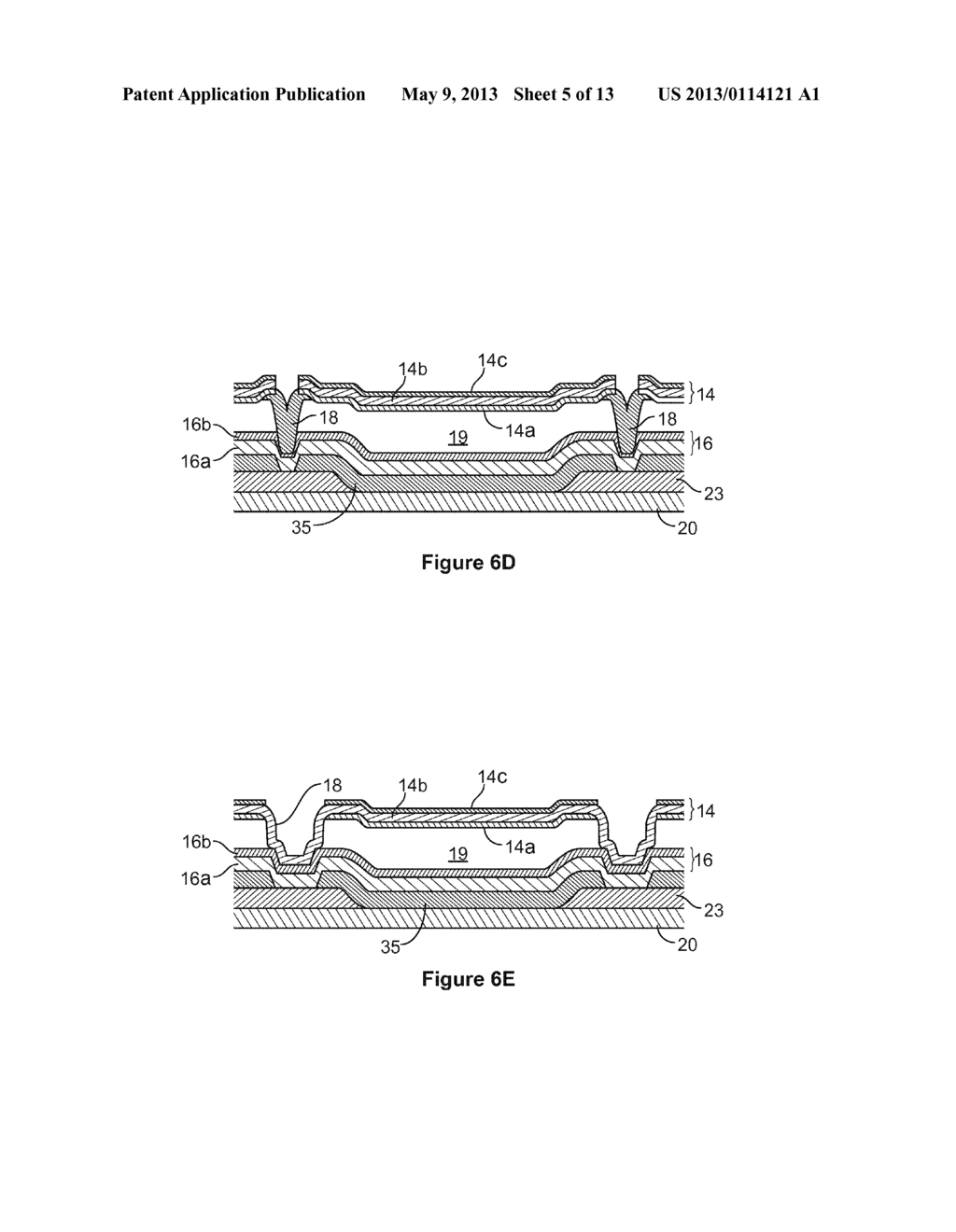 MATCHING LAYER THIN-FILMS FOR AN ELECTROMECHANICAL SYSTEMS REFLECTIVE     DISPLAY DEVICE - diagram, schematic, and image 06