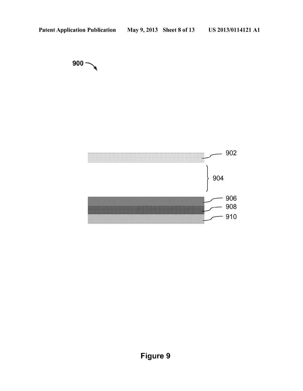 MATCHING LAYER THIN-FILMS FOR AN ELECTROMECHANICAL SYSTEMS REFLECTIVE     DISPLAY DEVICE - diagram, schematic, and image 09