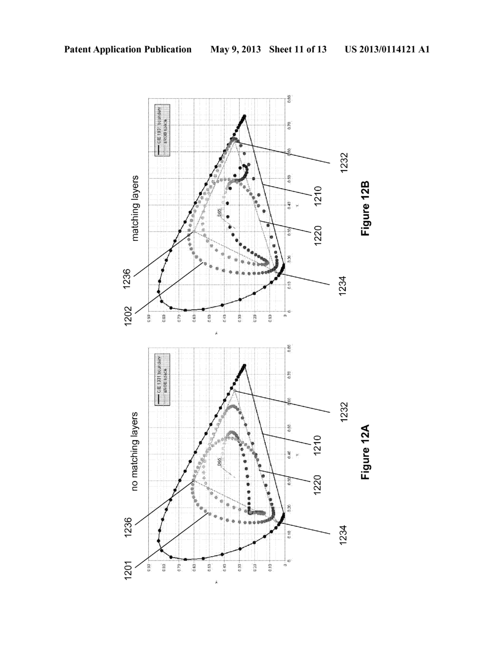 MATCHING LAYER THIN-FILMS FOR AN ELECTROMECHANICAL SYSTEMS REFLECTIVE     DISPLAY DEVICE - diagram, schematic, and image 12