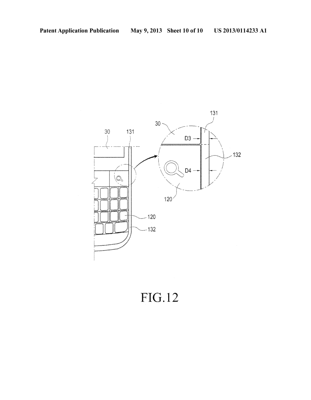 KEYPAD COUPLING DEVICE FOR PORTABLE TERMINAL - diagram, schematic, and image 11