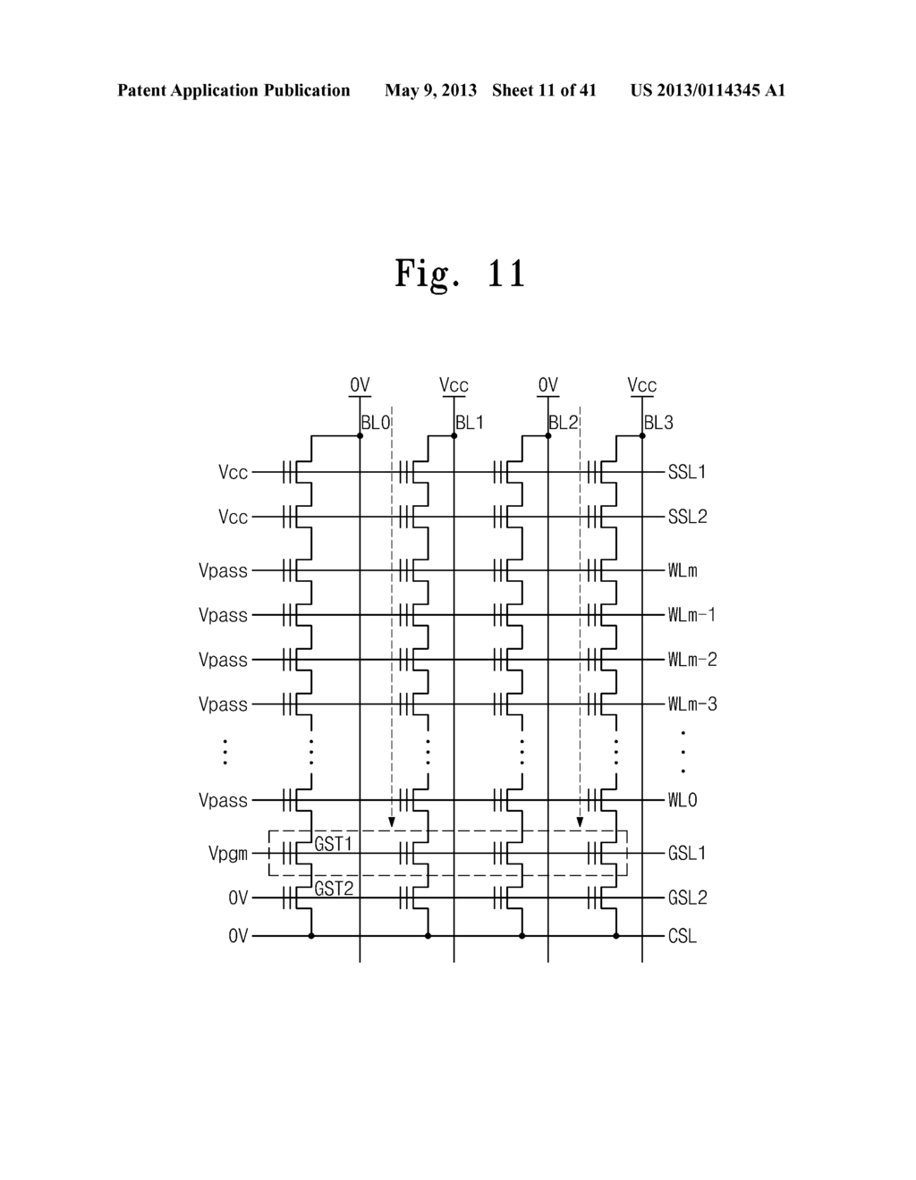 NONVOLATILE MEMORY DEVICE AND DRIVING METHOD THEREOF - diagram, schematic, and image 12