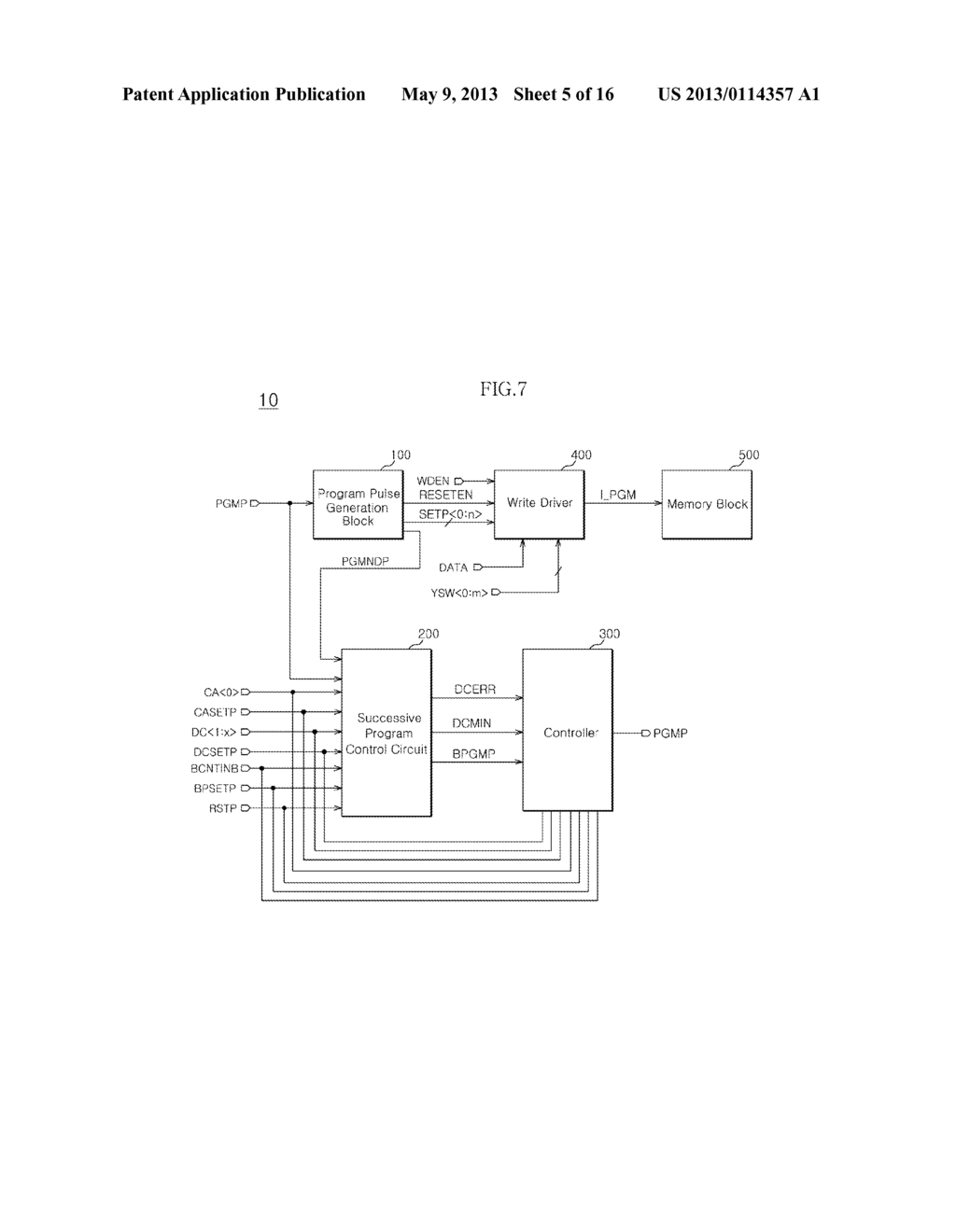 SEMICONDUCTOR MEMORY APPARATUS, AND SUCCESSIVE PROGRAM CONTROL CIRCUIT AND     PROGRAM METHOD THEREFOR - diagram, schematic, and image 06