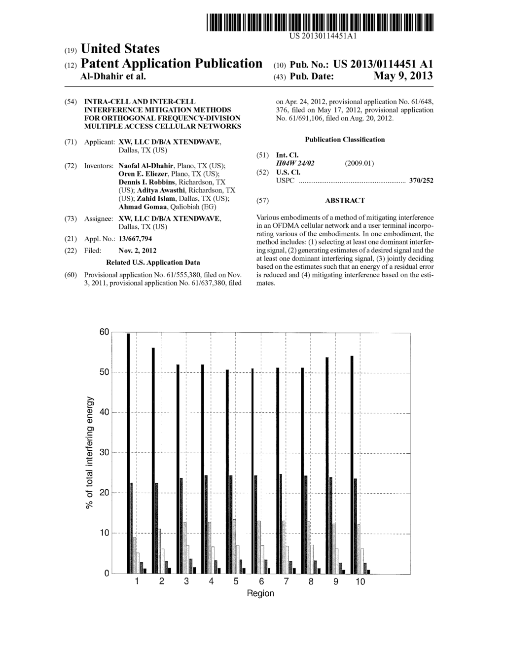 INTRA-CELL AND INTER-CELL INTERFERENCE MITIGATION METHODS FOR ORTHOGONAL     FREQUENCY-DIVISION MULTIPLE ACCESS CELLULAR NETWORKS - diagram, schematic, and image 01