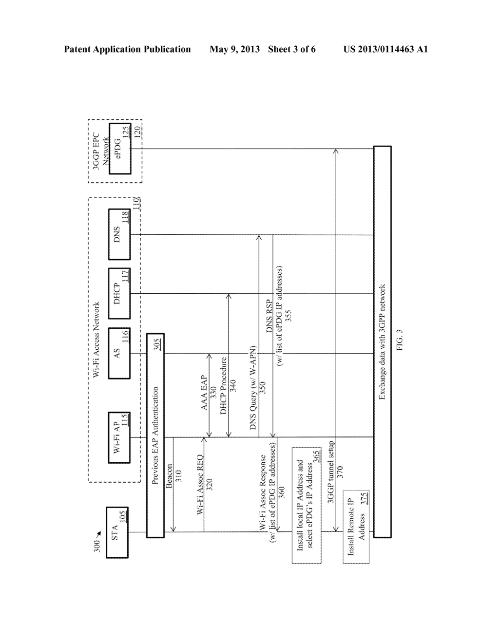 System and Method for Domain Name Resolution for Fast Link Setup - diagram, schematic, and image 04