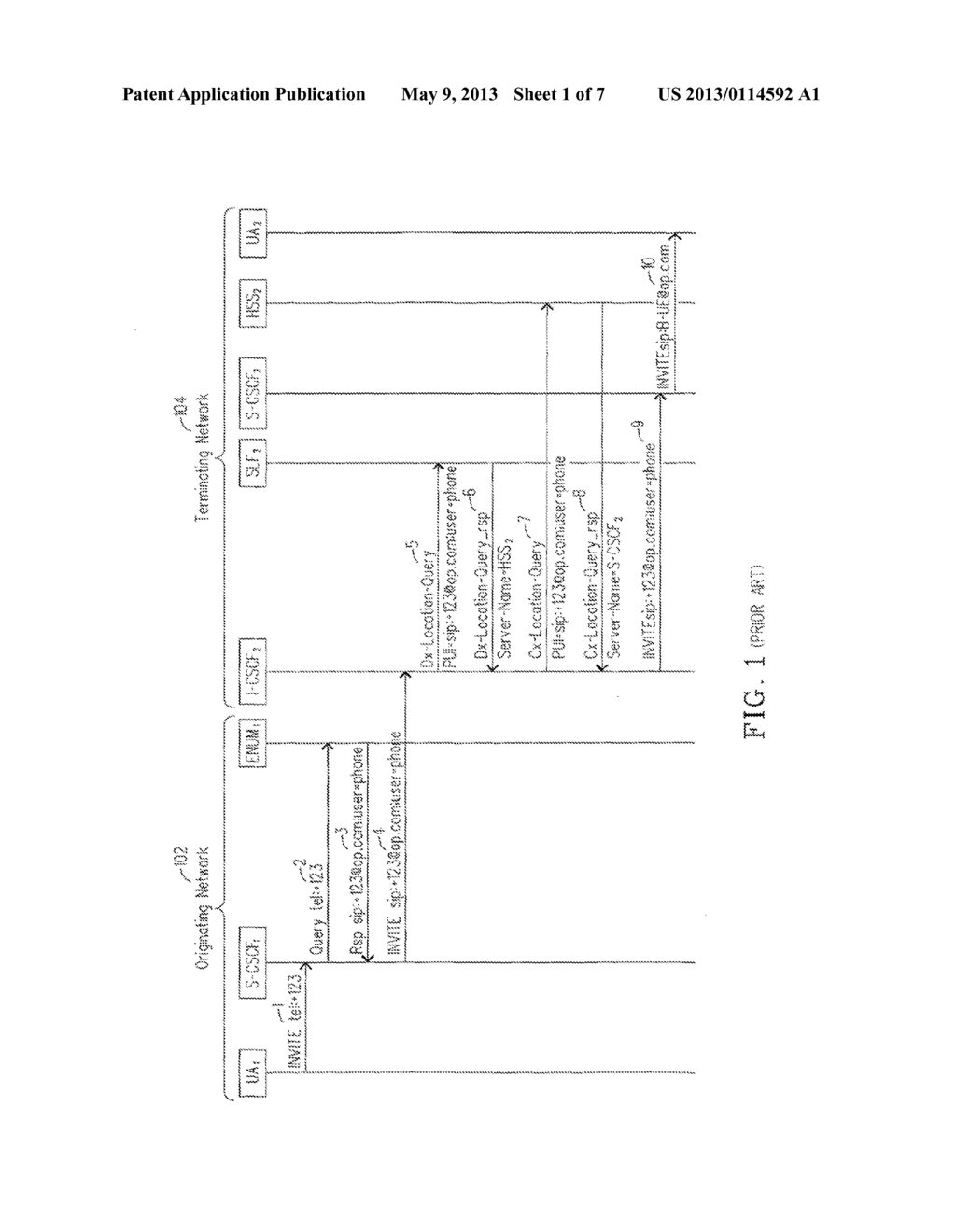 IMS CALL ROUTING USING TEL-URIs - diagram, schematic, and image 02