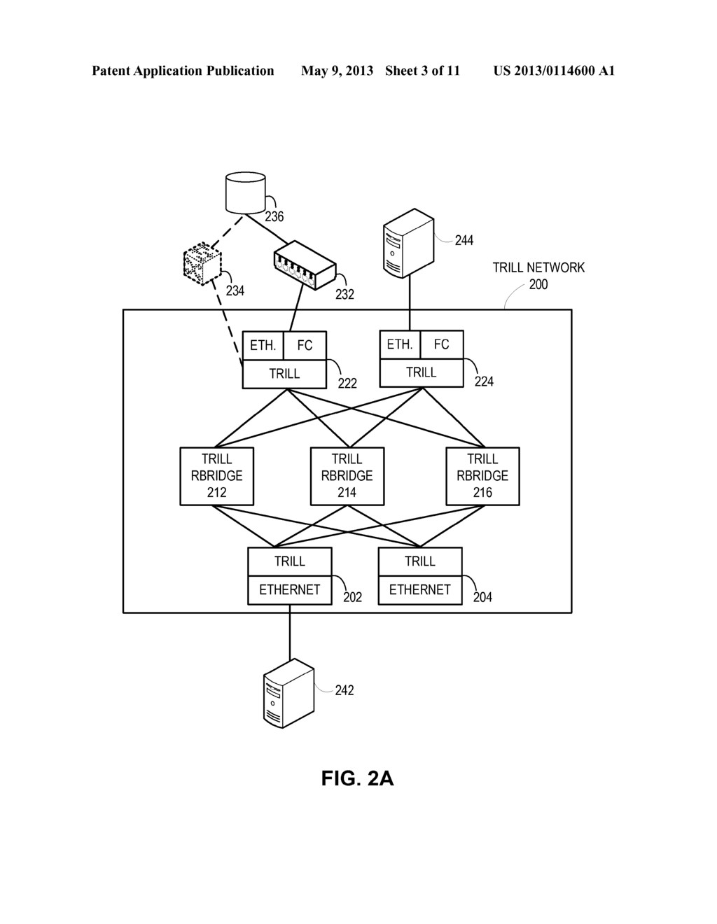 INTEGRATED FIBRE CHANNEL SUPPORT IN AN ETHERNET FABRIC SWITCH - diagram, schematic, and image 04