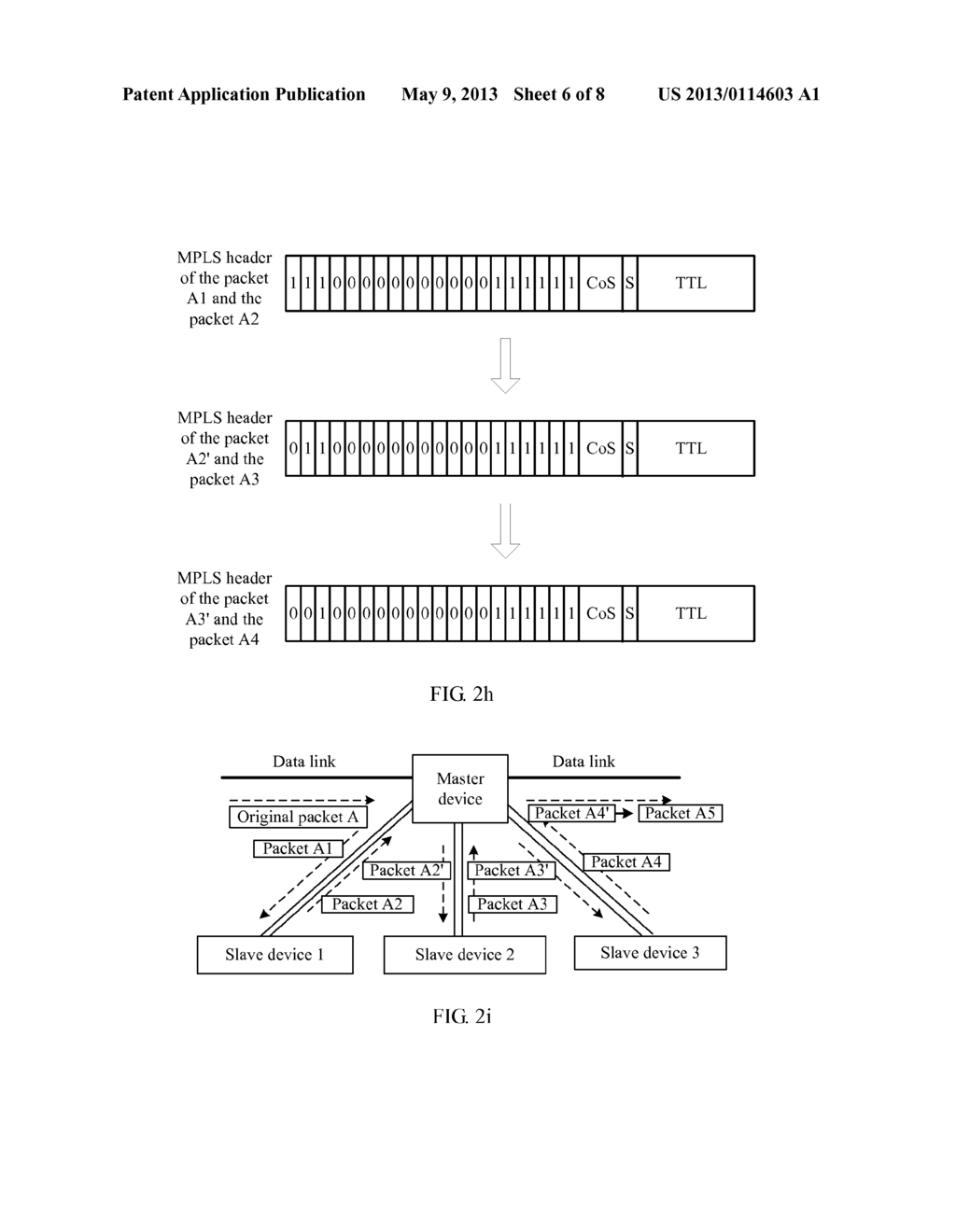 METHOD FOR DIVERTING PACKET MULTIPLE TIMES, APPARATUS AND SYSTEM - diagram, schematic, and image 07