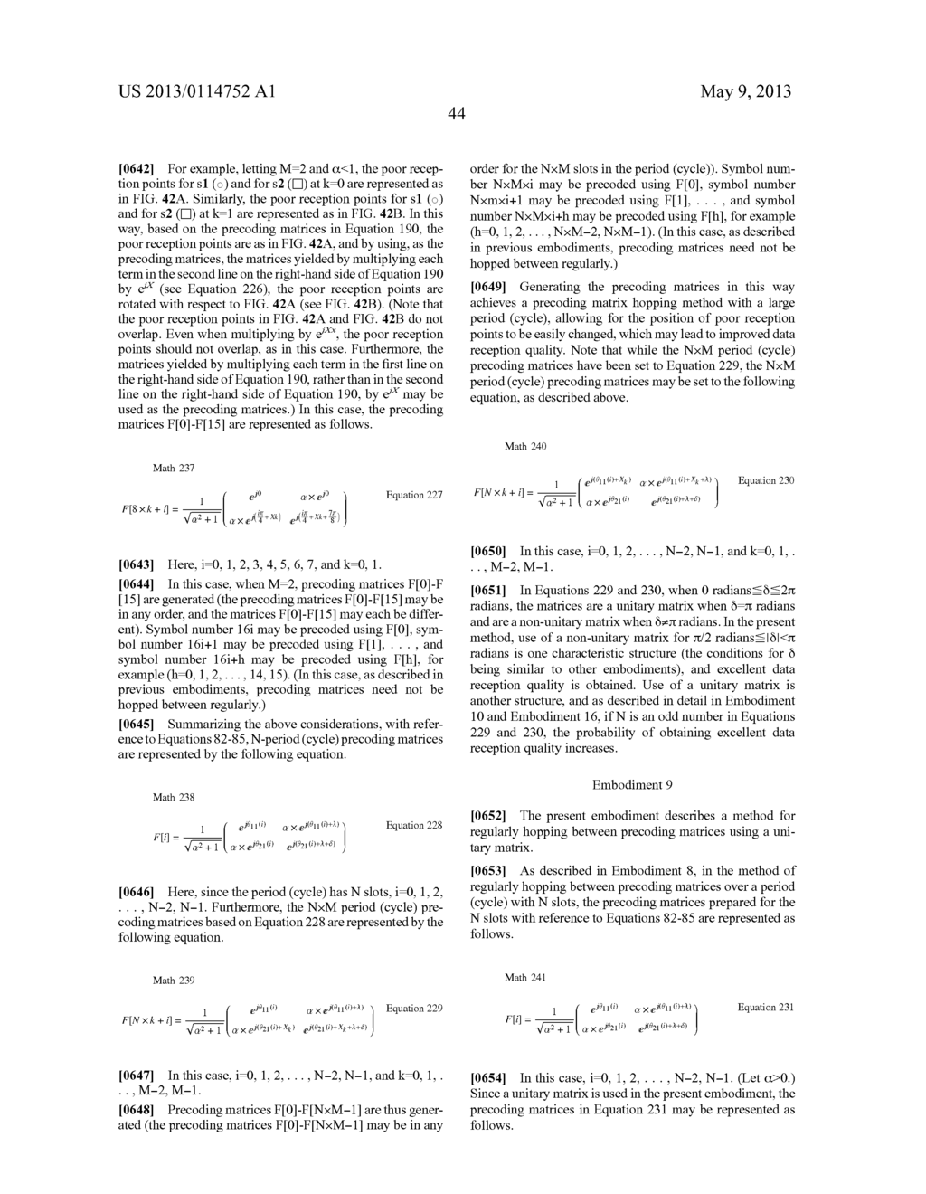 TRANSMISSION METHOD, TRANSMITTER APPARATUS, RECEPTION METHOD AND RECEIVER     APPARATUS - diagram, schematic, and image 136