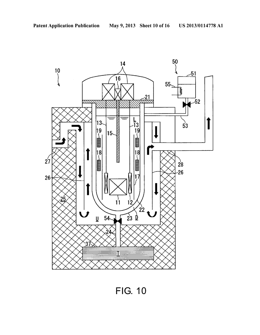 LIQUID METAL COOLED NUCLEAR REACTOR AND HEAT REMOVAL METHOD FOR THE SAME - diagram, schematic, and image 11