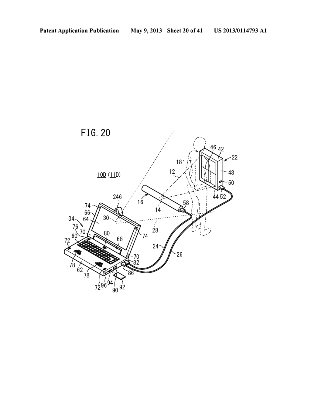 RADIOGRAPHIC IMAGING DEVICE, RADIOGRAPHIC IMAGING SYSTEM, AND RADIOGRAPHIC     IMAGING METHOD - diagram, schematic, and image 21